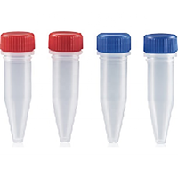 Microtube en plastique de 1,5 ml avec fond conique et bouchon à vis, tube de microcentrifugeuse pour laboratoire