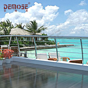 Design contemporaneo in acciaio Inox 304 (SS304) ringhiere per balcone Inox Guard rail & balaustre in acciaio Inox asta ringhiera - Product Image 4