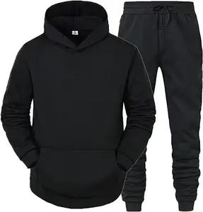 Großhandel Custom Training Set Jacke Gym Nachhaltige Baumwolle Trainings anzug Hose Blank Sweat suit Jogging Sportswear Trainings anzüge für Männer