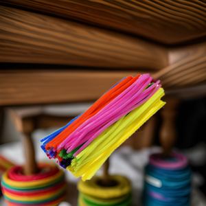 Scovolini in ciniglia fatti a mano per lavoretti, 6mm x 12 pollici, oltre 90 colori, per bambini, fai da te, Capodanno, Natale, <span class=keywords><strong>Festa</strong></span> del Papà, <span class=keywords><strong>Festa</strong></span> <span class=keywords><strong>della</strong></span> <span class=keywords><strong>Mamma</strong></span> - Product Image 3