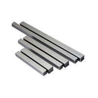 Barre carrée en acier inoxydable laminé à chaud, tige carrée pleine, découpe sur mesure pour l'assemblage industriel