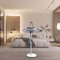 Ventilateur solaire télécommandé à courant continu ventilateur solaire rechargeable pour le camping ventilateur solaire à lumière USB avec batterie