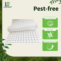Trampa de Pegamento para Insectos con Luz UV de Alta Eficacia, Trampa de Pegamento Fuerte para Lámpara Mata Insectos Voladores UV