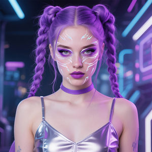 Pegatinas de tatuaje de Anime láser Lumi personalizadas, diseño de escuadrón de brujas para cara temporal, arte corporal, Cosplay, puesta en escena, Material de papel - Product Image 4