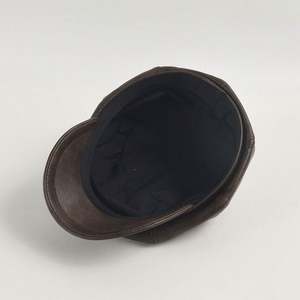 Nouveau Chapeau Gavroche Tendance 2024 en Cuir PU Style Vintage Britannique pour Femme – Béret Élégant Automne Hiver - Product Image 4