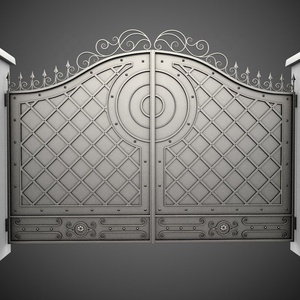 Puertas <span class=keywords><strong>de</strong></span> Entrada <span class=keywords><strong>de</strong></span> <span class=keywords><strong>Hierro</strong></span> Forjado <span class=keywords><strong>de</strong></span> Lujo TL, Motivos <span class=keywords><strong>de</strong></span> Cabeza <span class=keywords><strong>de</strong></span> León y Hojas, Puertas Metálicas Dobles Abatibles - Product Image 5