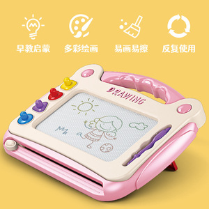 益智儿童DIY涂鸦玩具写字板玩具绘画彩板游戏学习迷你磁性绘图板 - Product Image 4