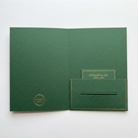 Porte-documents professionnel de prestige en carton A4, personnalisé, écologique, durable, avec 2 poches