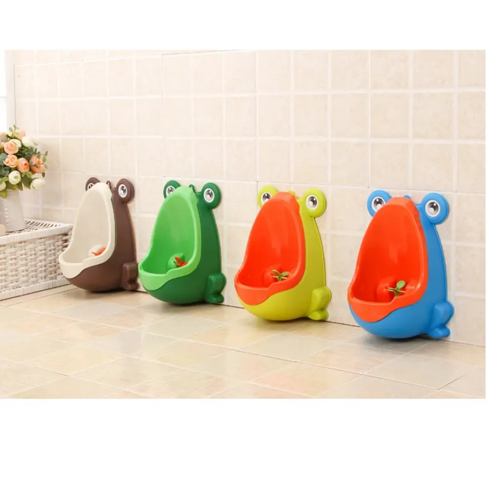 Baby Boy Potty Training Seat Frog Children's Pot Wall-Mounted Urinal for Boys Portable Toilets Urinal Pee Trainer Wall-Mounted