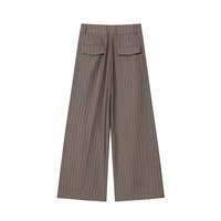 Tenues pour femmes, ensemble 2 pièces, blazer à manches longues rayé à lacets, pantalon décontracté, tenue de bureau élégante pour femmes, costumes pour femmes automne-hiver