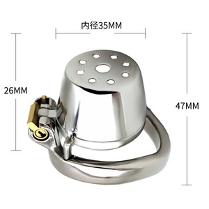 Nieuwe Bag Edge Douche RVS Kuisheidslot Alternatief Speelgoed Seks Bevestigingsproducten Cock Rings Seks voor Mannen Speelgoed Koper - Product Image 5