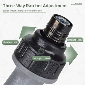 Ratchet <b>Screwdriver</b> Set 10 In 1 Cross Phillips Bit Industrial Grade Anti Slip Handle Multifunctional Tool - Product Image 2