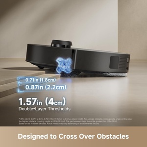 DREAME L60 Pro Ultra Aspirateur robot et serpillière de qualité hôtelière, vidage automatique, aspiration 35000Pa, serpillière à eau chaude, évitement intelligent des obstacles, contrôle par application - Product Image 5