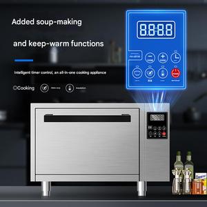 Olla <span class=keywords><strong>Arrocera</strong></span> Comercial Inteligente Automática de Acero Inoxidable con Vapor de Aire, 6000W, 30L de Gran Capacidad, para Restaurantes, <span class=keywords><strong>Sushi</strong></span> y Sopas - Product Image 5