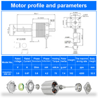 Moteur pas à pas linéaire non captif NEMA 11, hybride NEMA 8 14 17, mini-actuateur linéaire à couple élevé pour imprimante 3D CNC