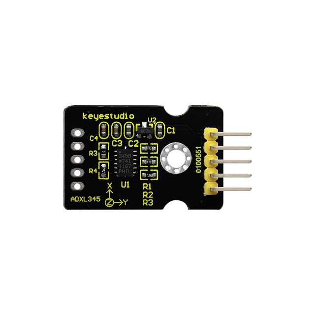 Keyestudio High Resolution (13-Bit) Measurement ADXL345 Three Axis MEMS Acceleration Sensor Module