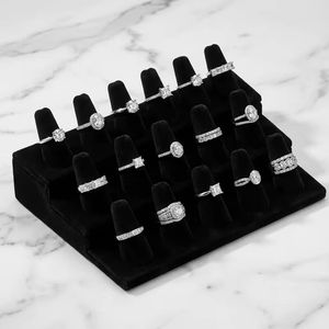 Retail Jewelry Counter Ring Display Stand Large Capacity Ring Display Tray for Jewelry Wholesale Business - Product Image 3