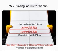 Impresora Zebra ZD888T ZD888ta para Reemplazo de ZD220, Impresora de Transferencia Térmica de 4 Pulgadas, Impresora de Códigos de Barras de Escritorio Económica