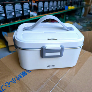 Portable Electric Heated Lunch Box 1.8L Stainless Steel Food Warmer Rectangular Meal Container for Car Office Outdoor - Product Image 4