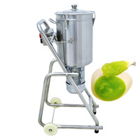 Verticale Snijder Mixer Commerciële Voedselblender Roestvrijstalen Kantelbare Kom Keukenmachine Fruit-En Groentesapcentrifuge