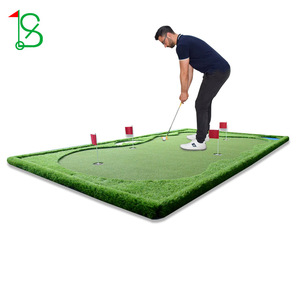 Gazon artificiel rectangulaire Source Factory pour golf en salle 2m x 3,5m, imperméable et durable, équipement d'entraînement - Product Image 5