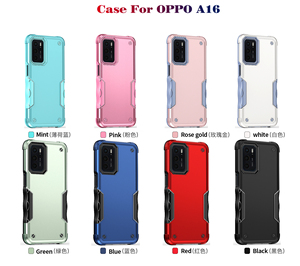 Para OPPO A16 A15 A35 A16K A57 A53 <span class=keywords><strong>A94</strong></span> A17 A5 diseño de armadura Tpu Pc funda protectora de teléfono de doble capa anticolisión cubierta de teléfono - Product Image 2