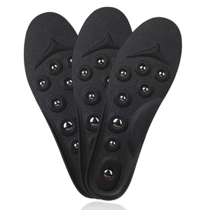Nouvelle conception de semelles orthopédiques en EVA pour la <span class=keywords><strong>circulation</strong></span> <span class=keywords><strong>sanguine</strong></span>, avec points d'acupuncture plantaires magnétiques, pour la physiothérapie, à utiliser avec des chaussures - Product Image 4