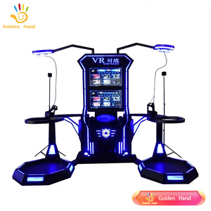 Machine de jeu de tir VR 9D <span class=keywords><strong>HTC</strong></span> Golden Hand, réalité <span class=keywords><strong>virtuelle</strong></span> intérieure/extérieure, construction en métal et plastique, 2 joueurs, 100 jeux, tactile - Product Image 5