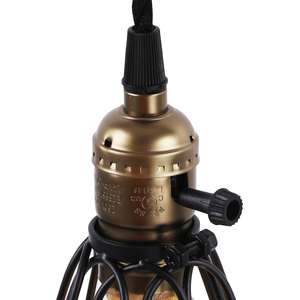 Amerikaanse Ijzeren Vogelkooi Kroonluchter Enkele Retro Loft Industriële Hanglampen - Product Image 6