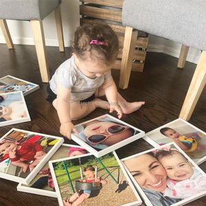 Bán Buôn Tường Nghệ Thuật Trang Trí Nội Thất Hiển Thị Hài Hước 20X20 Tường Khung Hình 8X8 Hộp Quà Tặng Khung Ảnh Vuông - Product Image 2