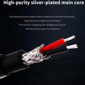 <span class=keywords><strong>Cable</strong></span> Divisor de <span class=keywords><strong>Audio</strong></span> Auxiliar de Alta Calidad, Conector TRS Estéreo de 3.5mm Macho a Doble XLR de 3 Pines Macho, <span class=keywords><strong>Cable</strong></span> de Nylon Tricot de <span class=keywords><strong>3.5</strong></span> a XLR - Product Image 3