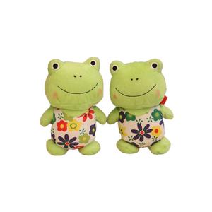 Juguetes de dibujos animados para niños 25cm Impresión de rana verde Muñeca Pareja Rana Juguetes de peluche - Product Image 1