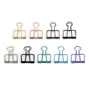 Clips en <span class=keywords><strong>papier</strong></span> à queue longue en métal creux, écologiques, en vrac, pour le bureau, l'école et la maison - Product Image 4