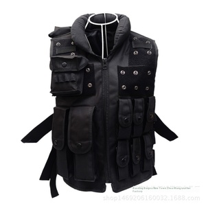 Gilet tactique personnalisé pour adulte, protection de classe III en polyester, fermeture éclair, pour gilet de sécurité, modèle 'personne réelle mangeant un poulet' - Product Image 2