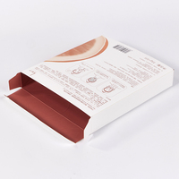Boîte personnalisée gaufrée avec illustration de fruits pour masque facial au collagène végétal, coffret de soins de la peau en carton