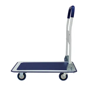 Good Performance Universal Use Market Loading Transport Folding Four-wheeled Cart