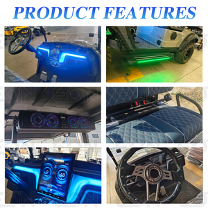 2026년형 신형 전기 골프 카트 맞춤형 오프로드 헌팅 골프 버기 리튬 배터리 4인승 골프 카트 - Product Image 3