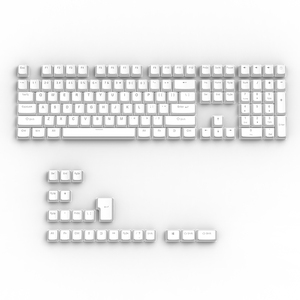 Toptan özelleştirilmiş saydam 130 anahtar Keycaps mekanik klavyeler için özel fiyat puding tasarım - Product Image 1