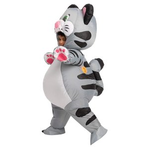 Disfraz de <span class=keywords><strong>gato</strong></span> inflable, traje de <span class=keywords><strong>gato</strong></span> al por mayor, fiesta de disfraces de Navidad para niños, disfraz de mascota inflable - Product Image 2