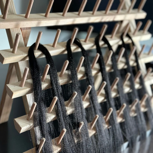 Custom Bamboo <strong>Thread</strong> <strong>Rack</strong> Sewing Organizer Wooden Hair Extension Holder Braiding Hair <strong>Rack</strong>