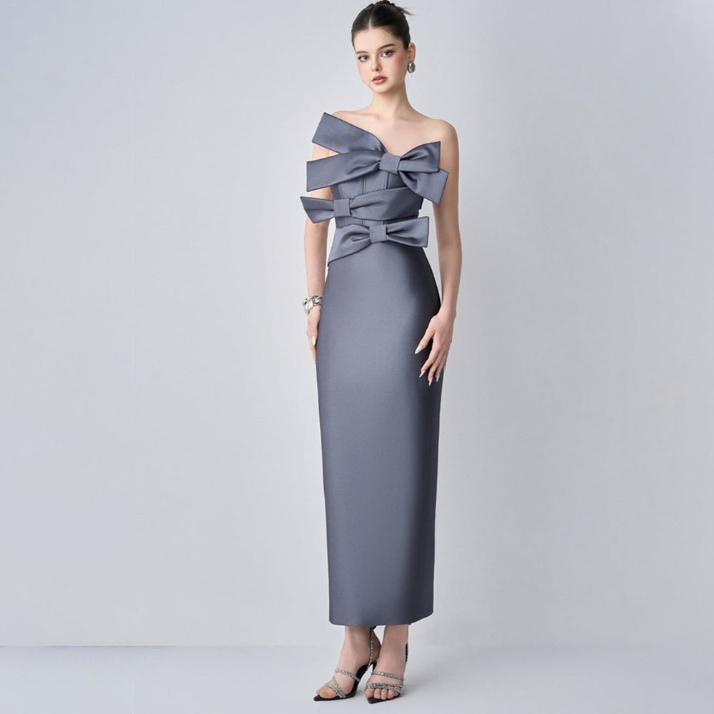 strapless open back dress French Sleeveless Vest Dress – 2024 Summer Sequin A-Line Celebrity Long  Skirt – 24th Spoke