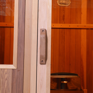 HELIUS Nouvelle Arrivée 4 Personnes Salle de Sauna Extérieur Maison de Sauna en Bois de Cèdre Rouge Canadien Extérieur - Product Image 5