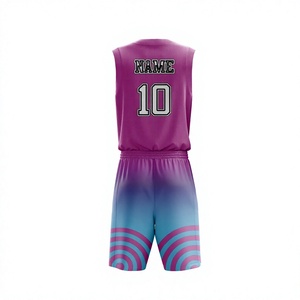 Uniforme de baloncesto de secado rápido para adultos Ropa deportiva de diseño único con logotipo Nuevo modelo Jerseys y pantalones cortos - Product Image 2