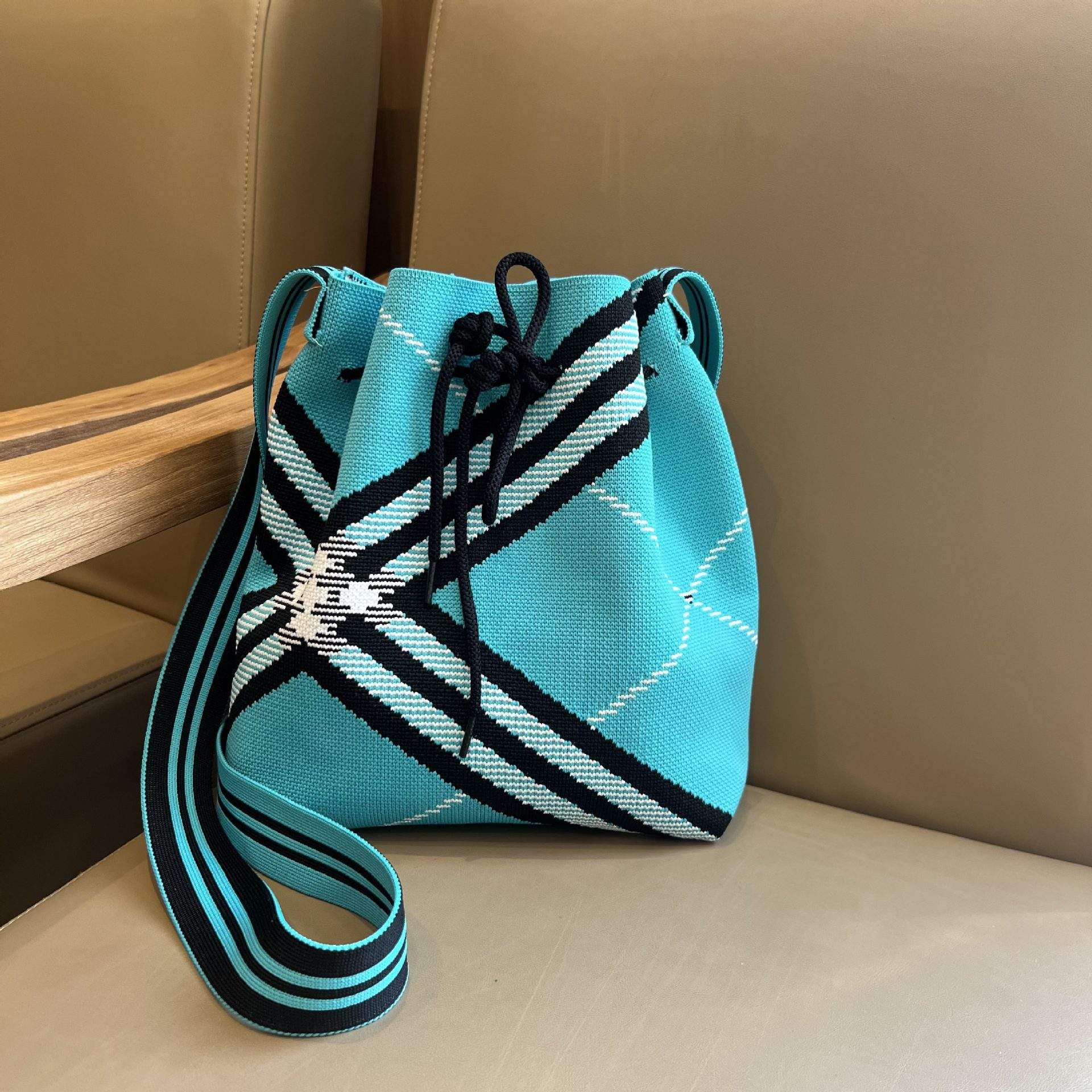 Striped blue - 26x30