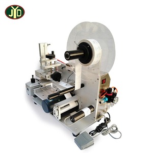JYD MT-60 Loại Bảng Bán Tự Động Nhỏ Bề Mặt Phẳng Vuông Mỹ Phẩm Chai Pouch Có Thể Nhãn Applicator Đôi Bên Sticker - Product Image 4