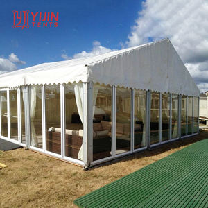 Tente de réception climatisée en aluminium de 15m x 20m, design simple, grande capacité (300 places) avec doublure - Product Image 4