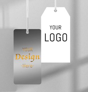 Luxe op maat gemaakte kledinghangtags groothandel speciaal papier drukwerk hangtags milieuvriendelijke hangtags op maat - Product Image 2