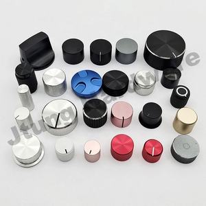 Perillas de Control de Volumen Giratorias con Eje Redondo Dentado de Metal y Aluminio para Potenciómetro, Interruptor y Codificador - Product Image 4