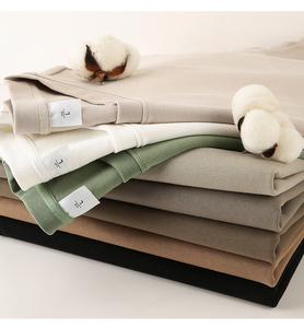 MT2408 Fournisseurs de T-shirts surdimensionnés en coton 100% 320 GSM lavés et épais pour hommes - Product Image 4