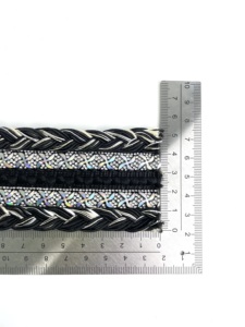 Pantuflas de Moda con <span class=keywords><strong>Tiras</strong></span> Anchas, Accesorios Decorativos en la Parte Superior y Adornos de Perlas y Diamantes de Imitación - Product Image 4